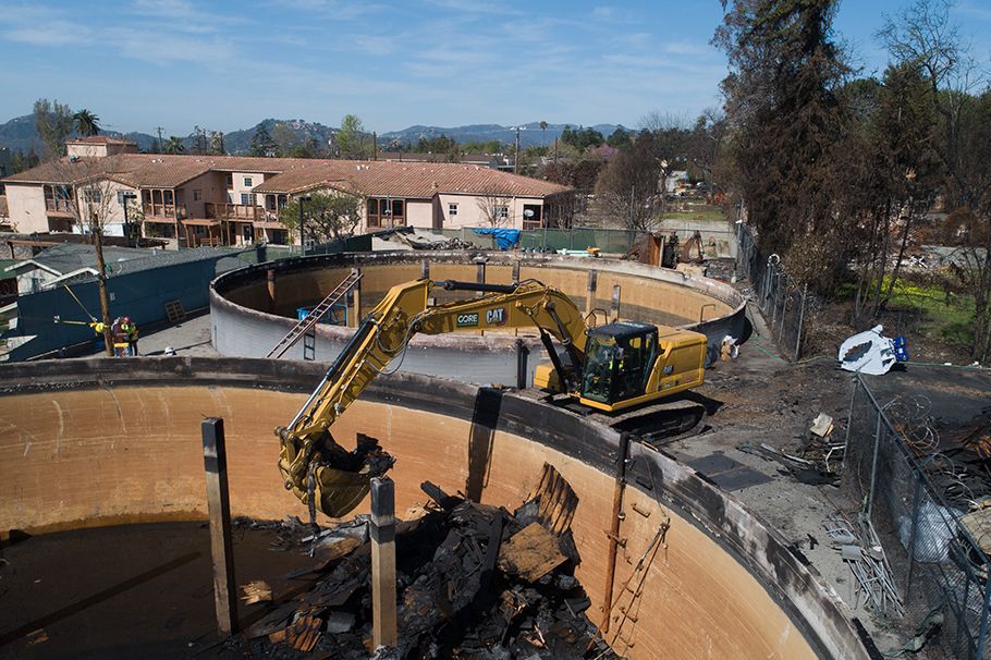 California Wildfire Cleanup