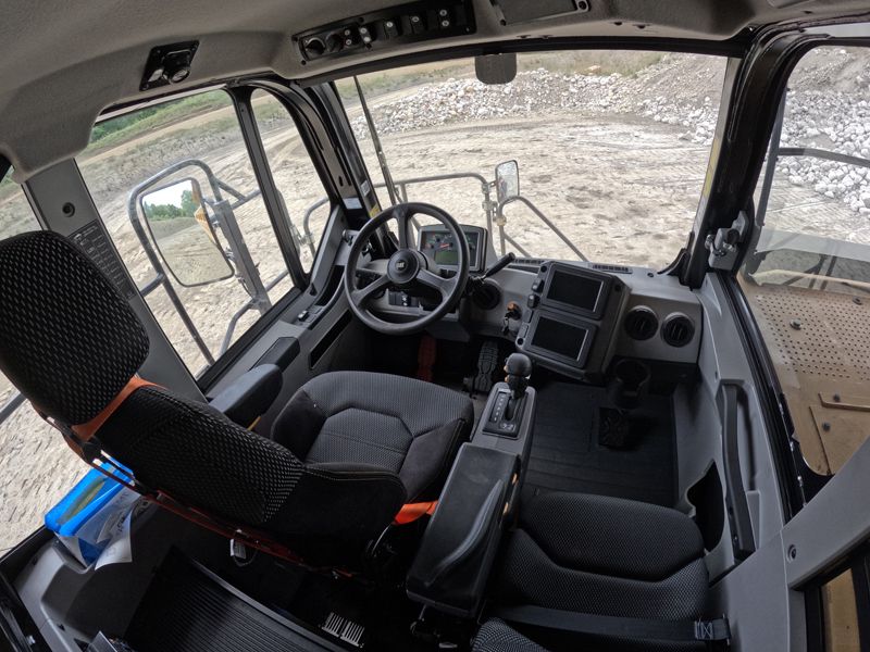 View from the cab of a 777