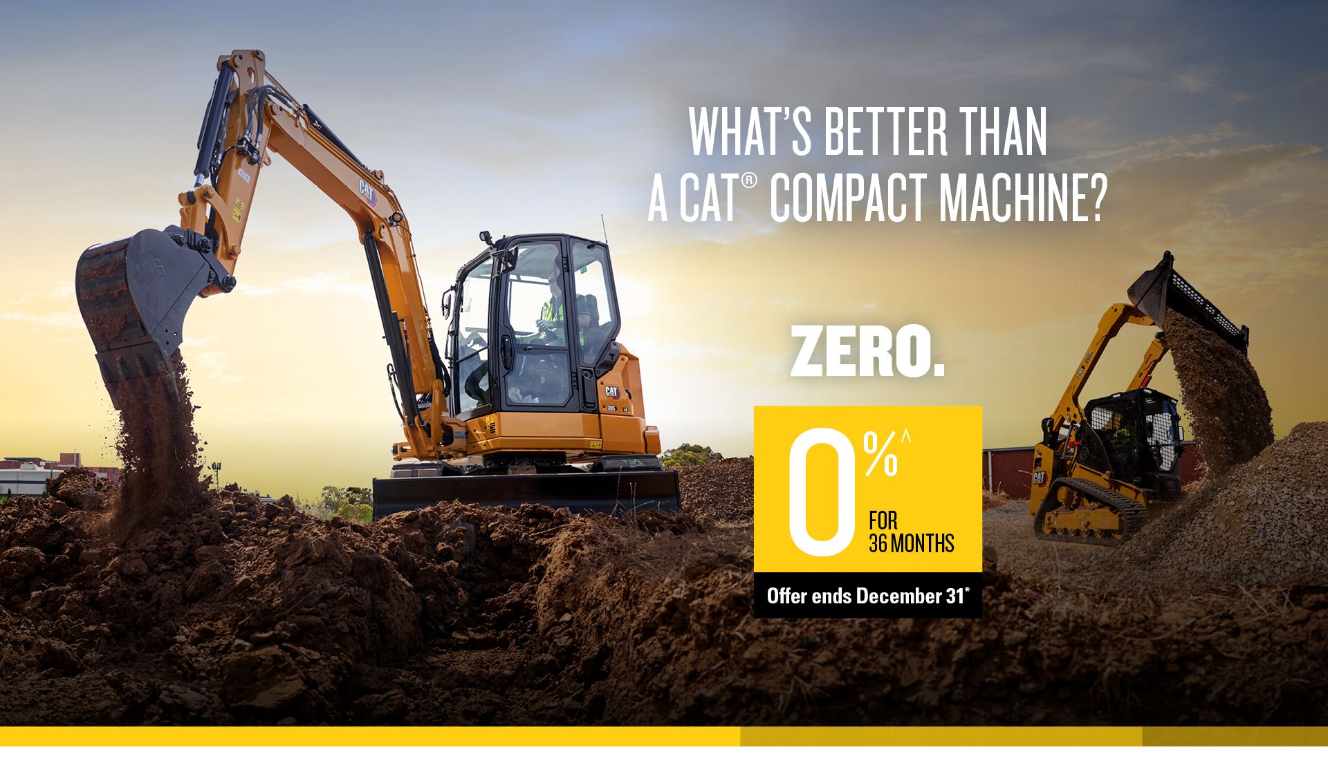 Cat Compact Equipment Range