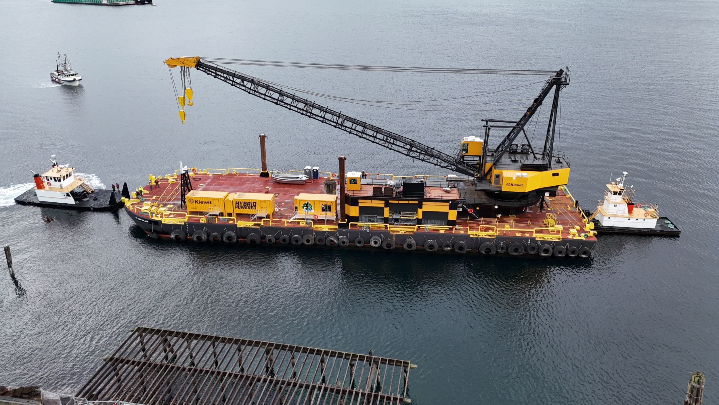 Kiewit Derrick Barge