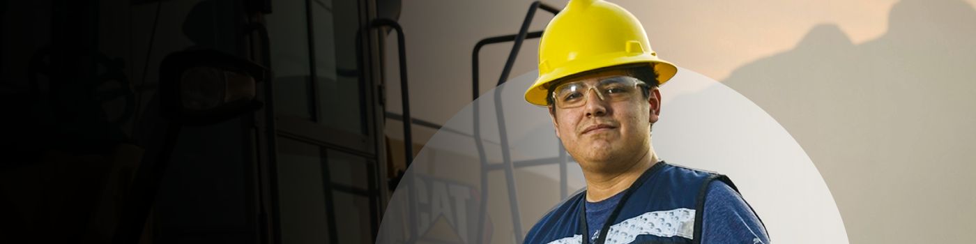 Cat dealer talking to customers