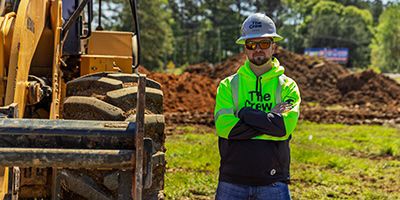 Covenant Crew member looking at camera