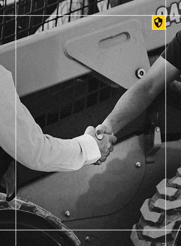 two men shaking hands