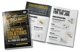 The image shows a brouchure that talks about on the job solutions.