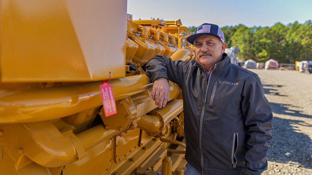 Man posing for camera