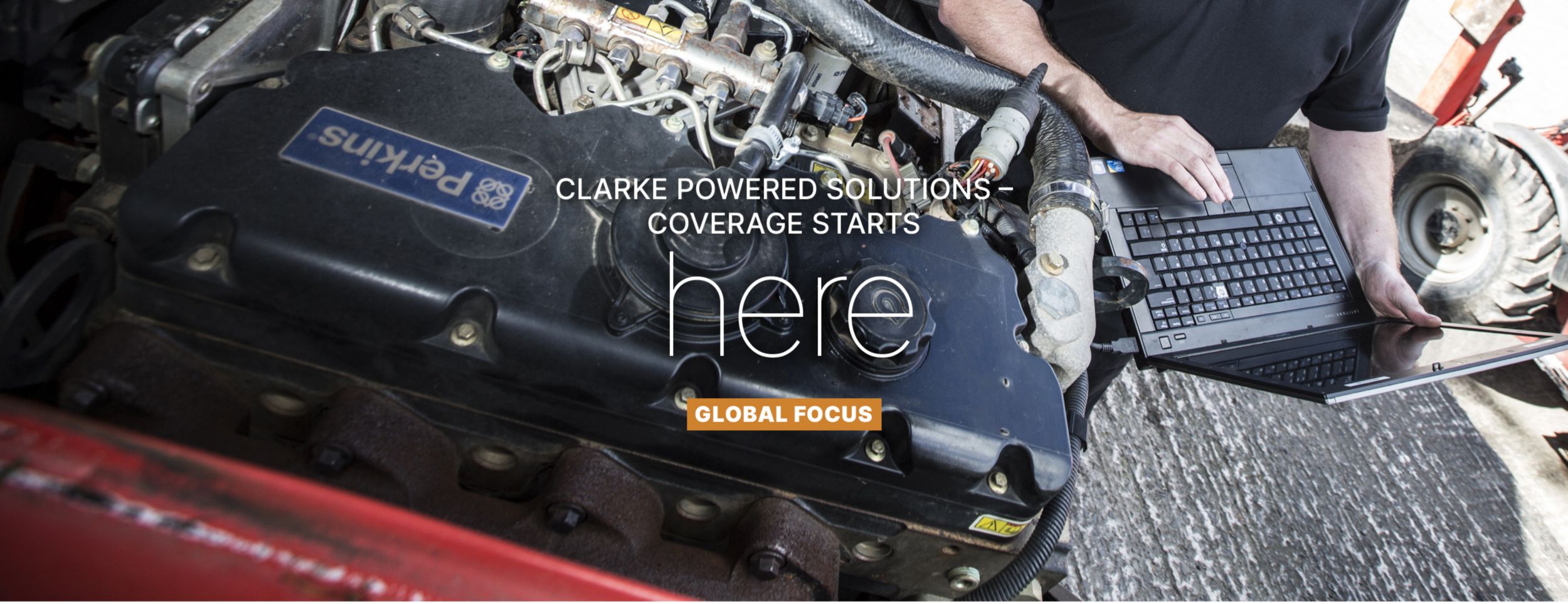 Distributor working in the field