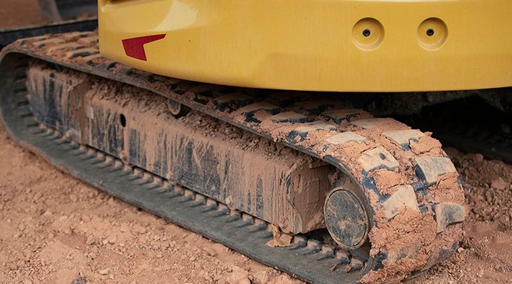mini hydraulic excavator rubber tracks 