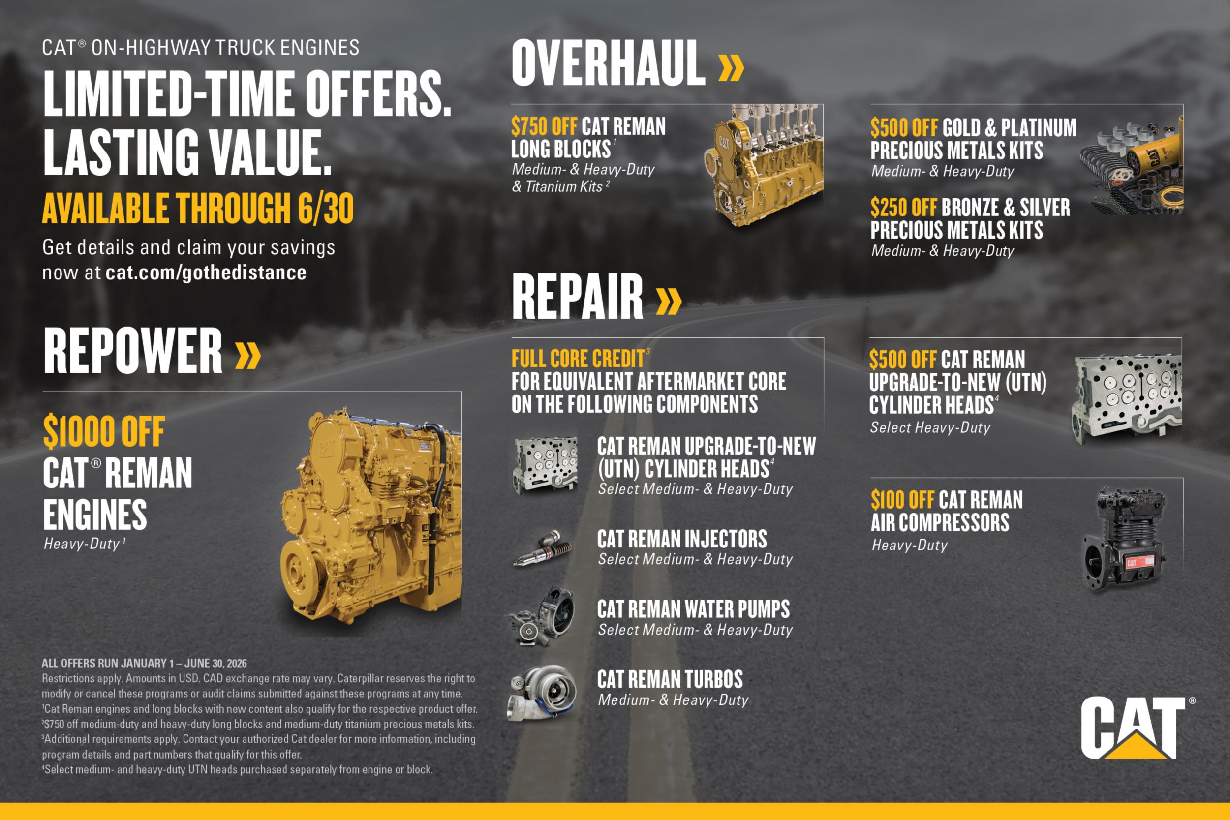 On-Highway Truck Engine Parts Offers 2026 graphic