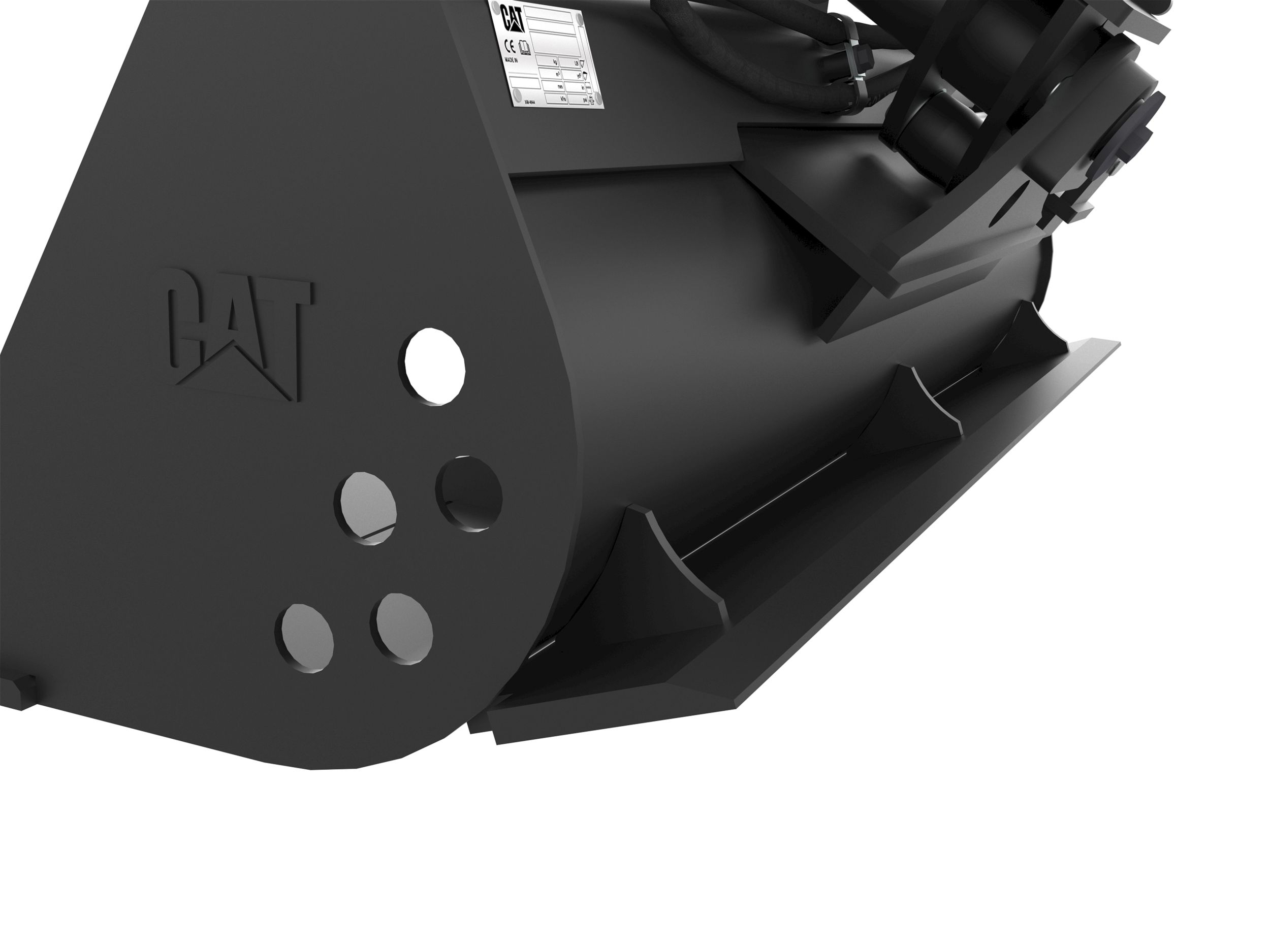 Integrated Rear Cutting Edge