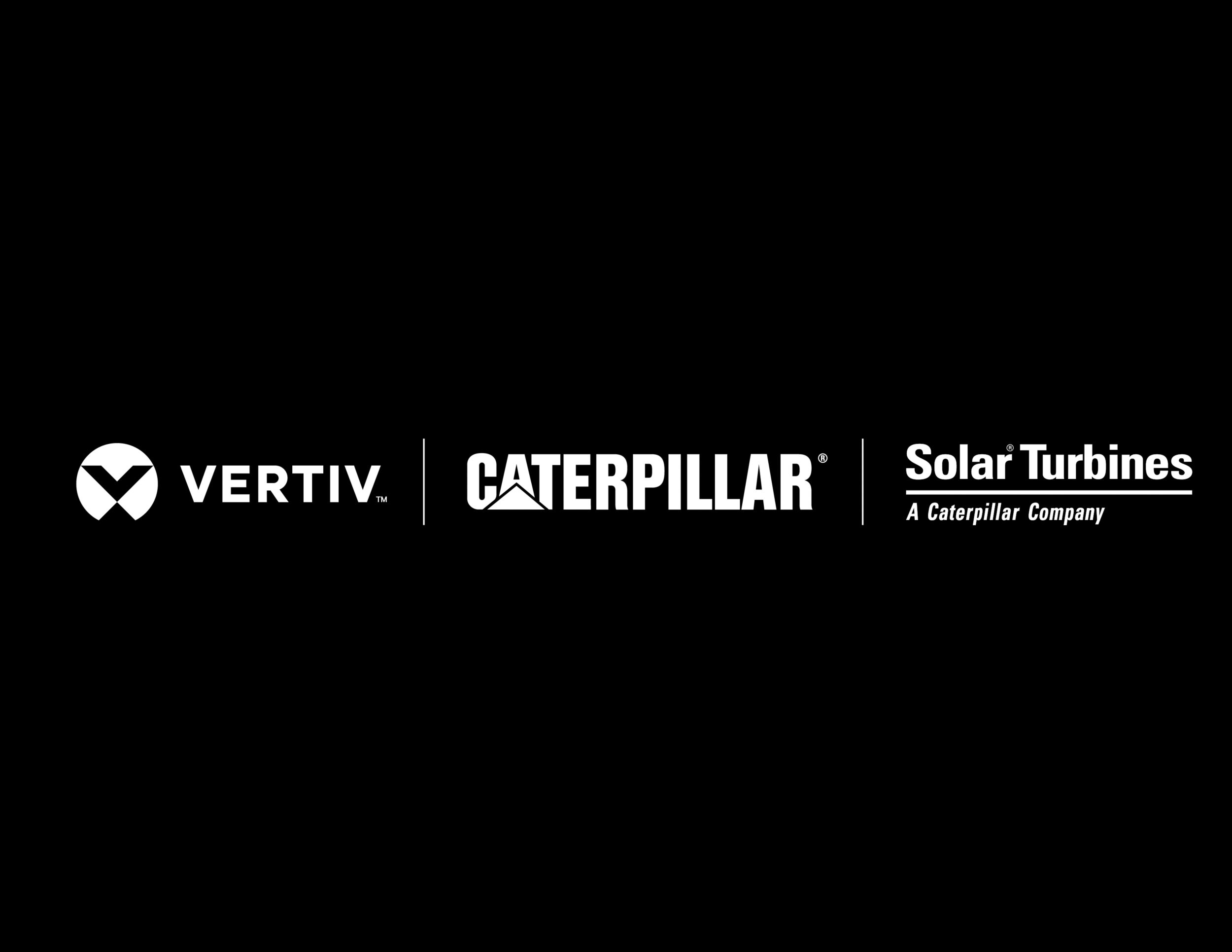 Vertiv, Caterpillar, Solar Turbines logo