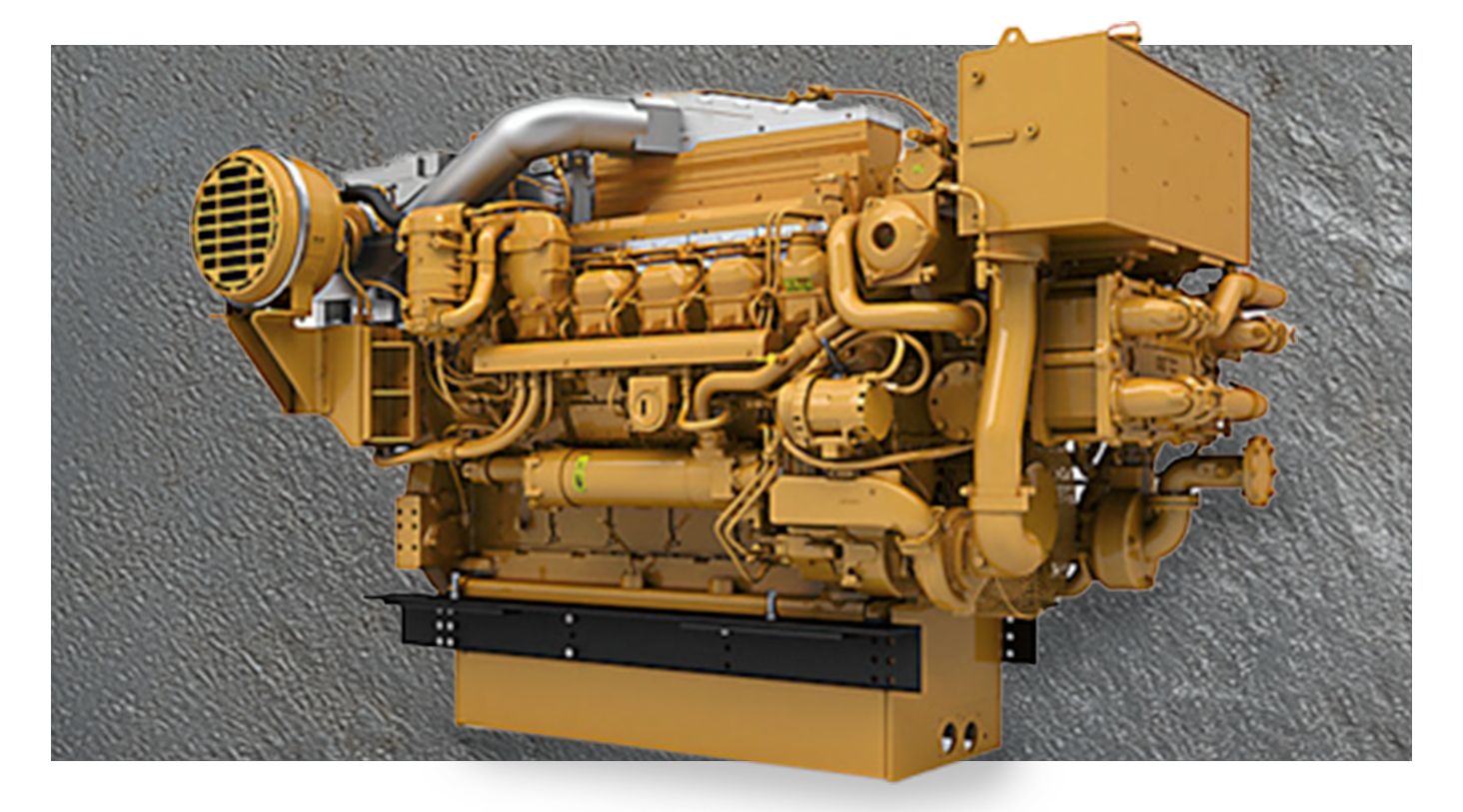 Engine on a textured background