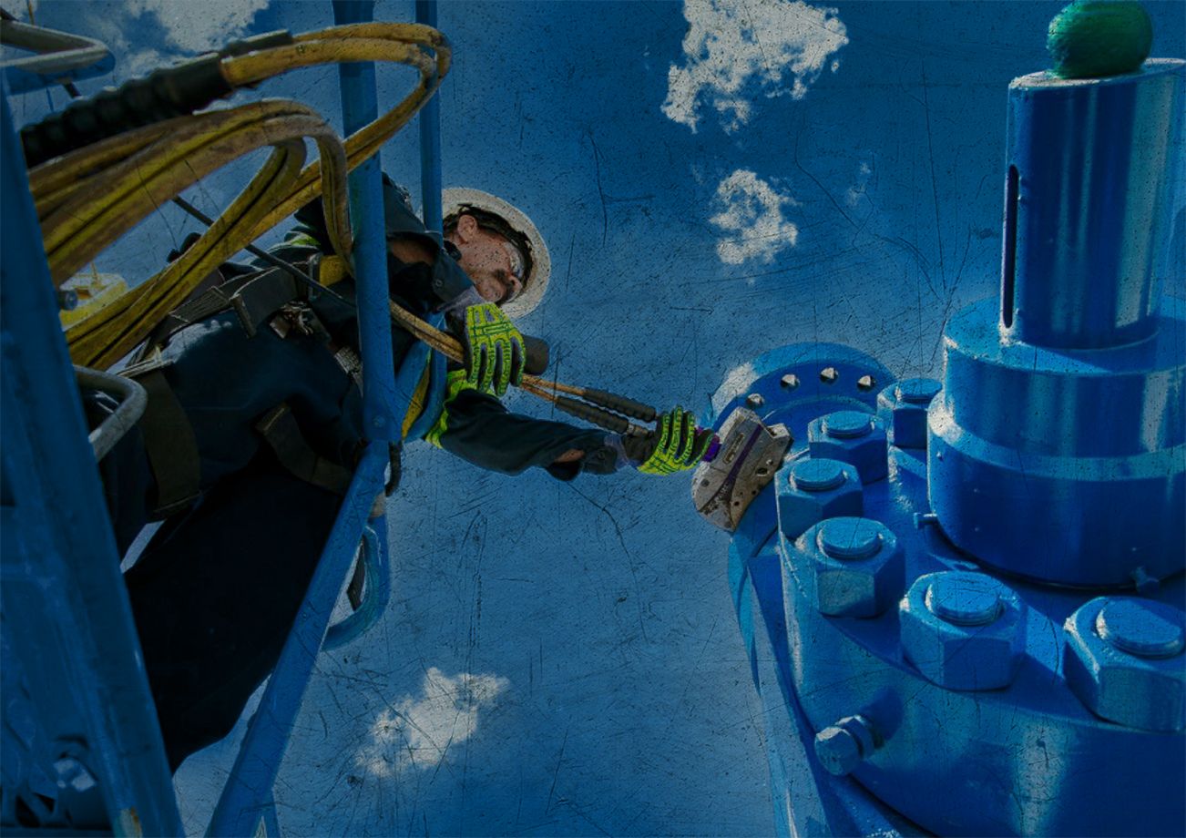 SPM employee working on site