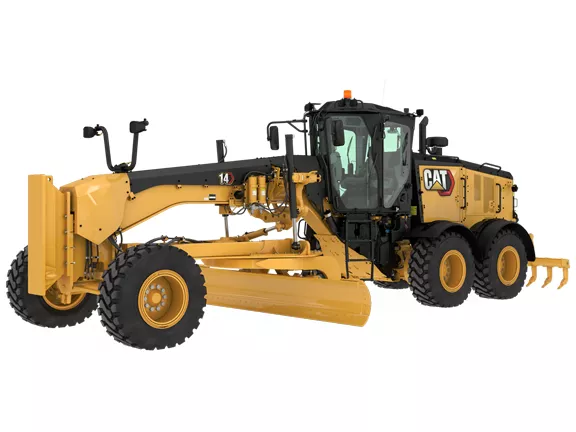 Cat® 14 Motor Graders | Powerful Grading Performance with a Focus