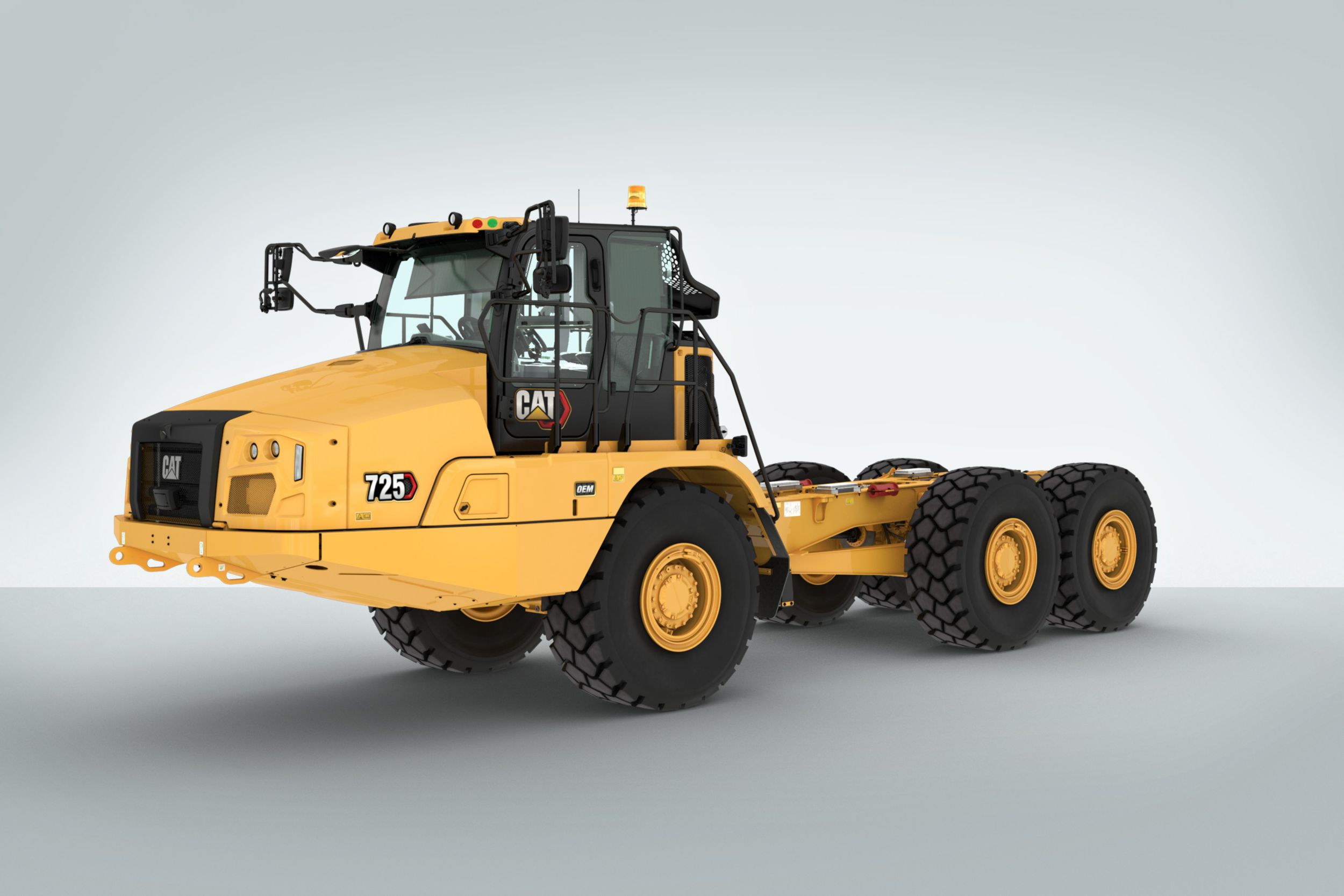 725 articulated truck bare chassis can be customized for your application