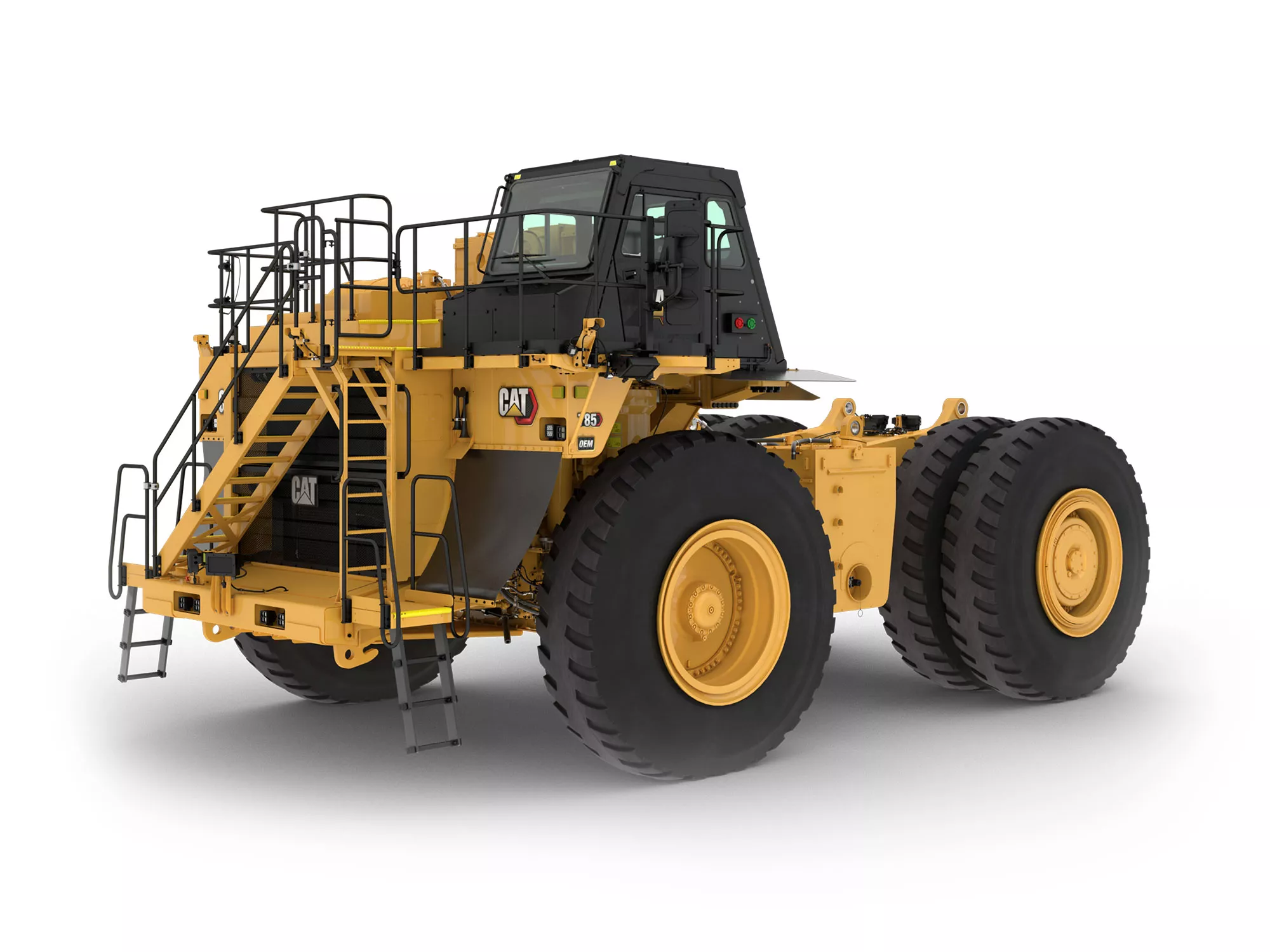 The 785 (04) bare chassis comes equipped with a higher Tractor ROPS certification ratings needed for specialty machines including water trucks, tow trucks, and fuel and lube trucks.