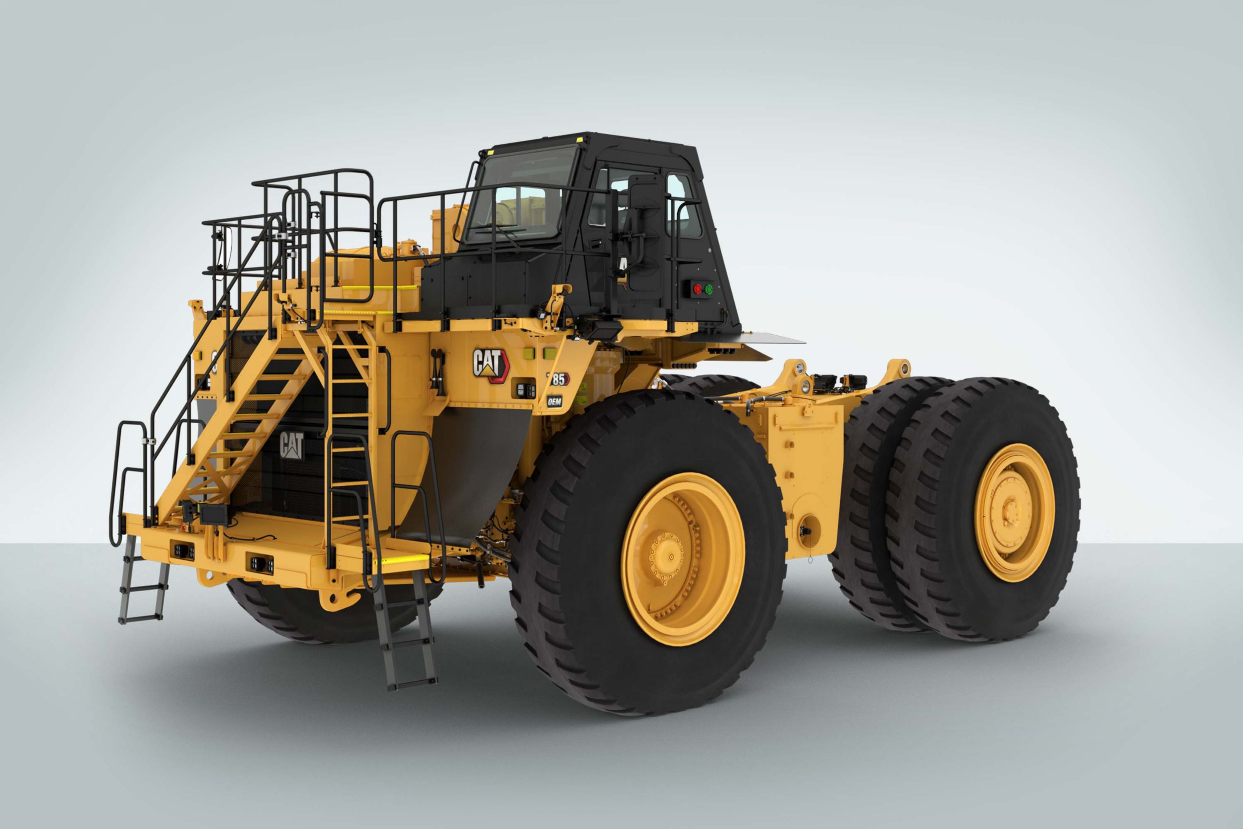 The 785 (04) bare chassis comes equipped with a higher Tractor ROPS certification ratings needed for specialty machines including water trucks, tow trucks, and fuel and lube trucks.