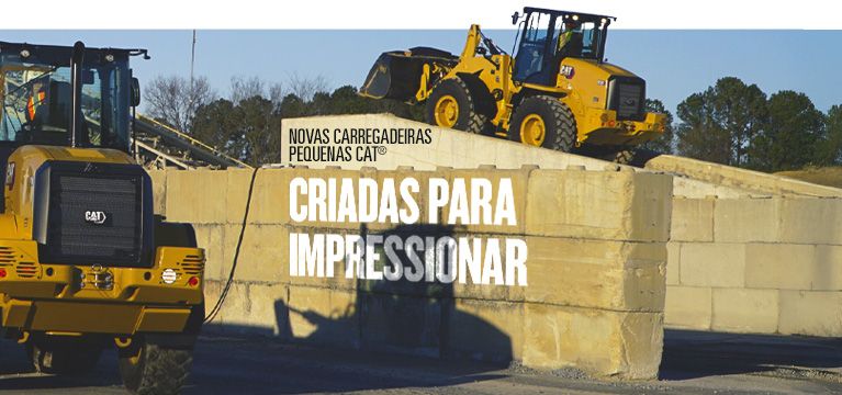 Carregadeiras Pequenas Cat® em operação