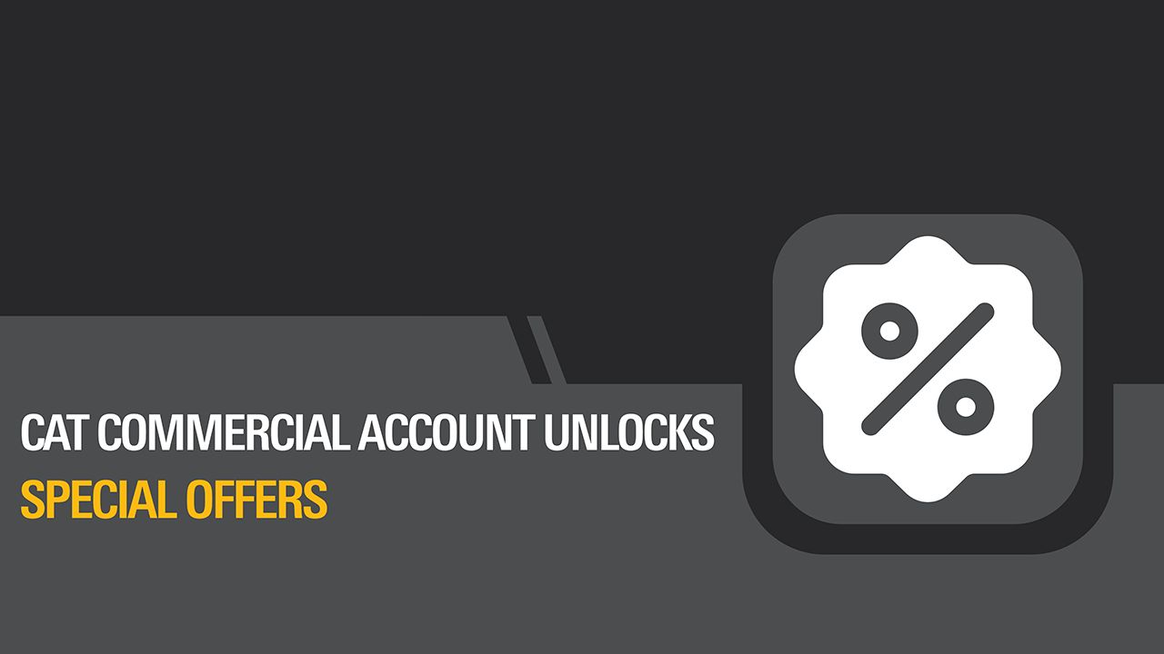Cat Commercial Account earns you rewards