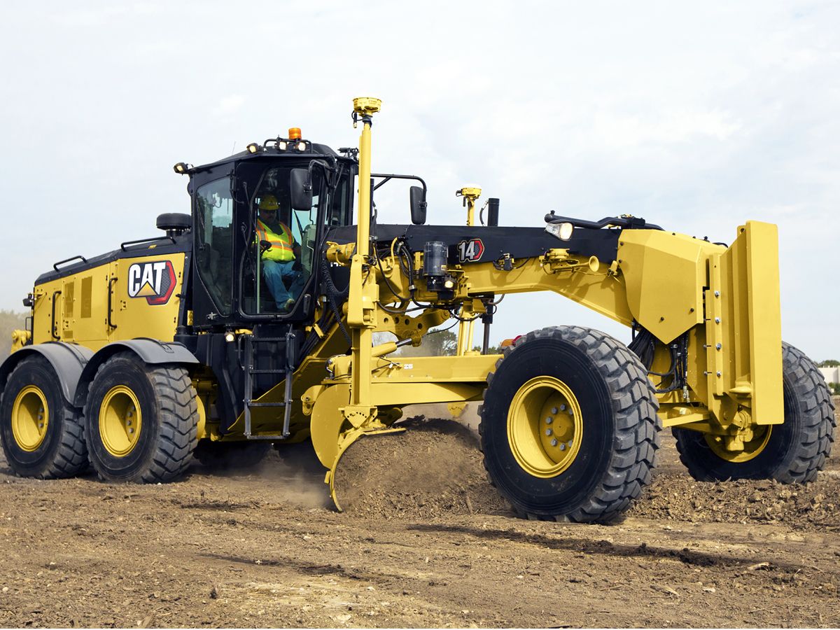 Cat 14 Motor Grader - MOVE MORE, BURN LESS