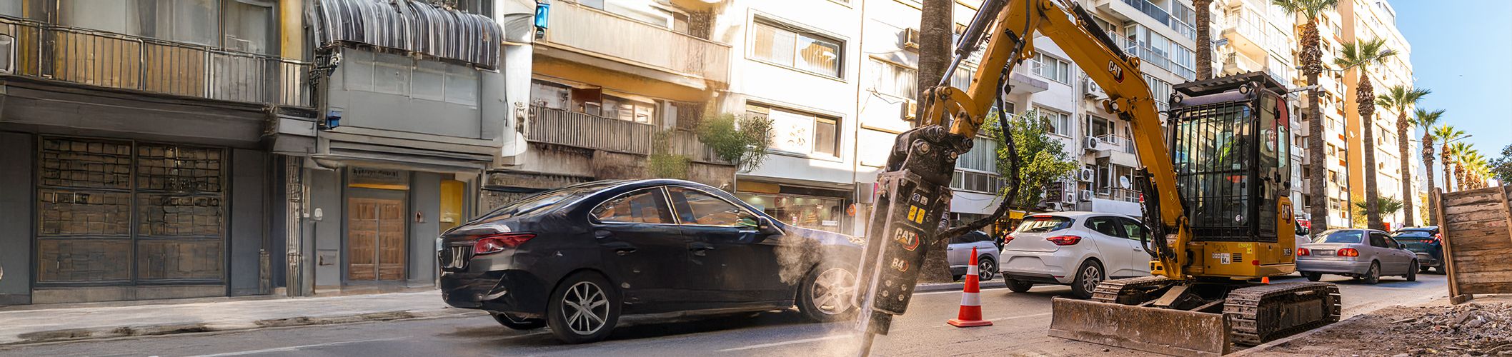 Mini Hexcavator in action