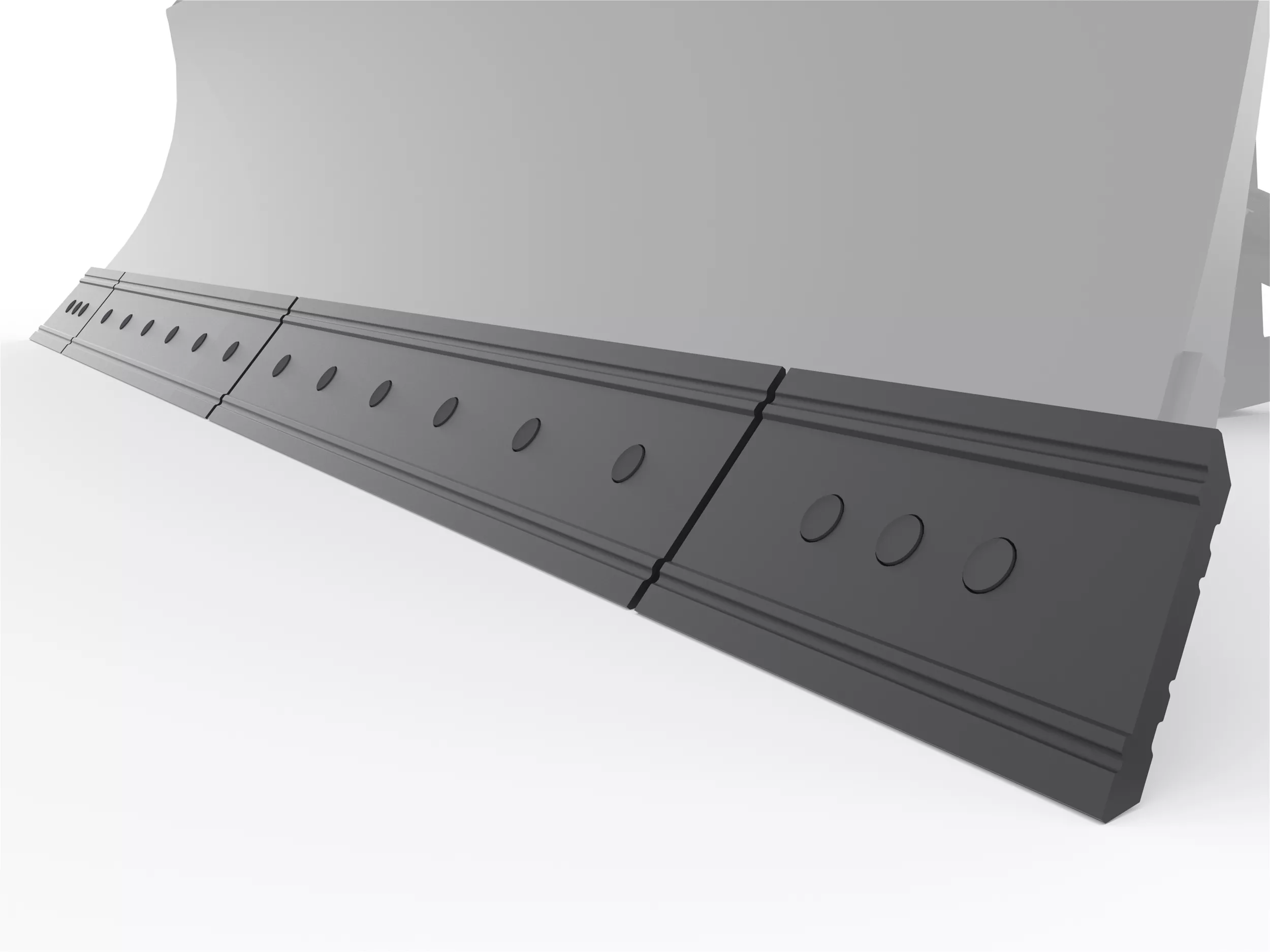 Replaceable Bolt-on Cutting Edge