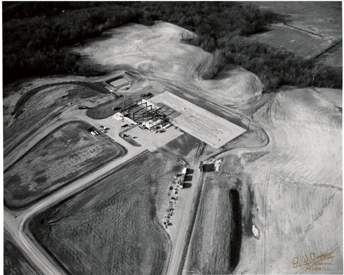 View of the Sales Demo grounds during construction