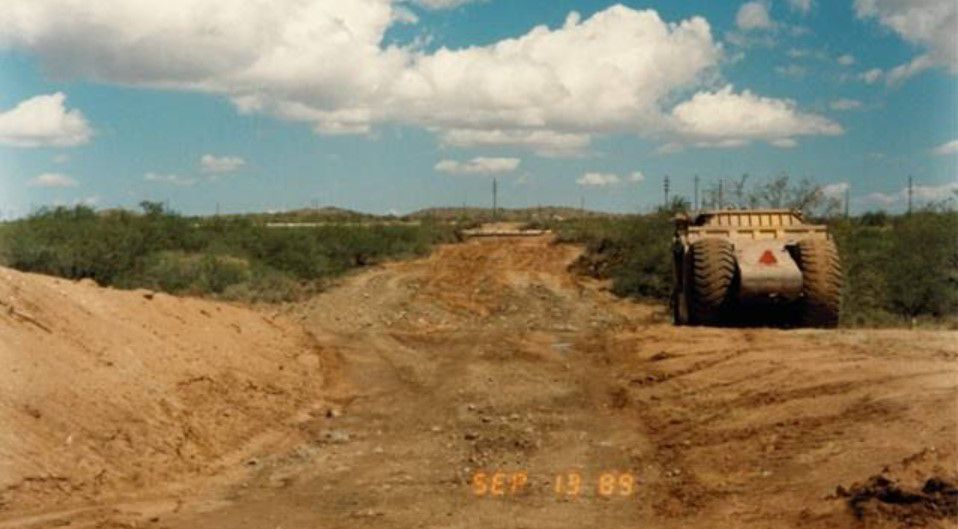 vintage mining truck photo