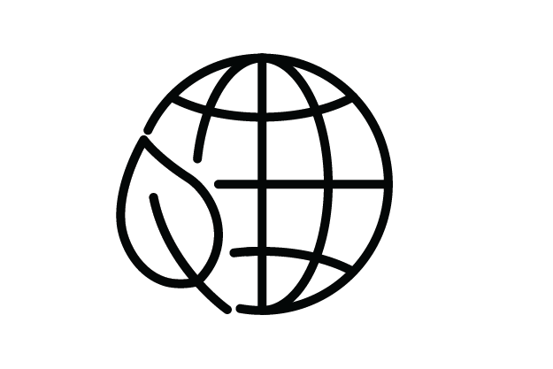 World with Leaf Icon