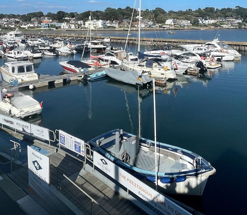 Salterns Marina launch 