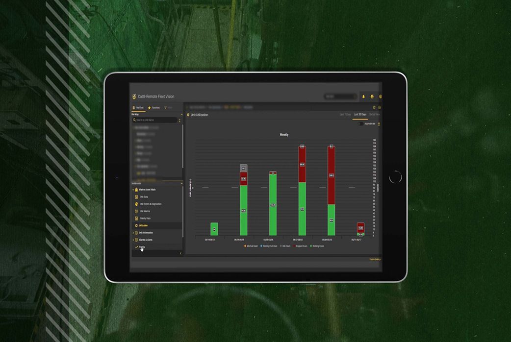 Digital connectivity mock up of interface