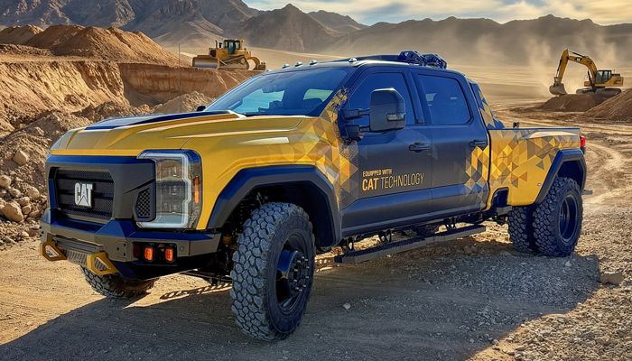 Cat Truck equipped with Cat Technology