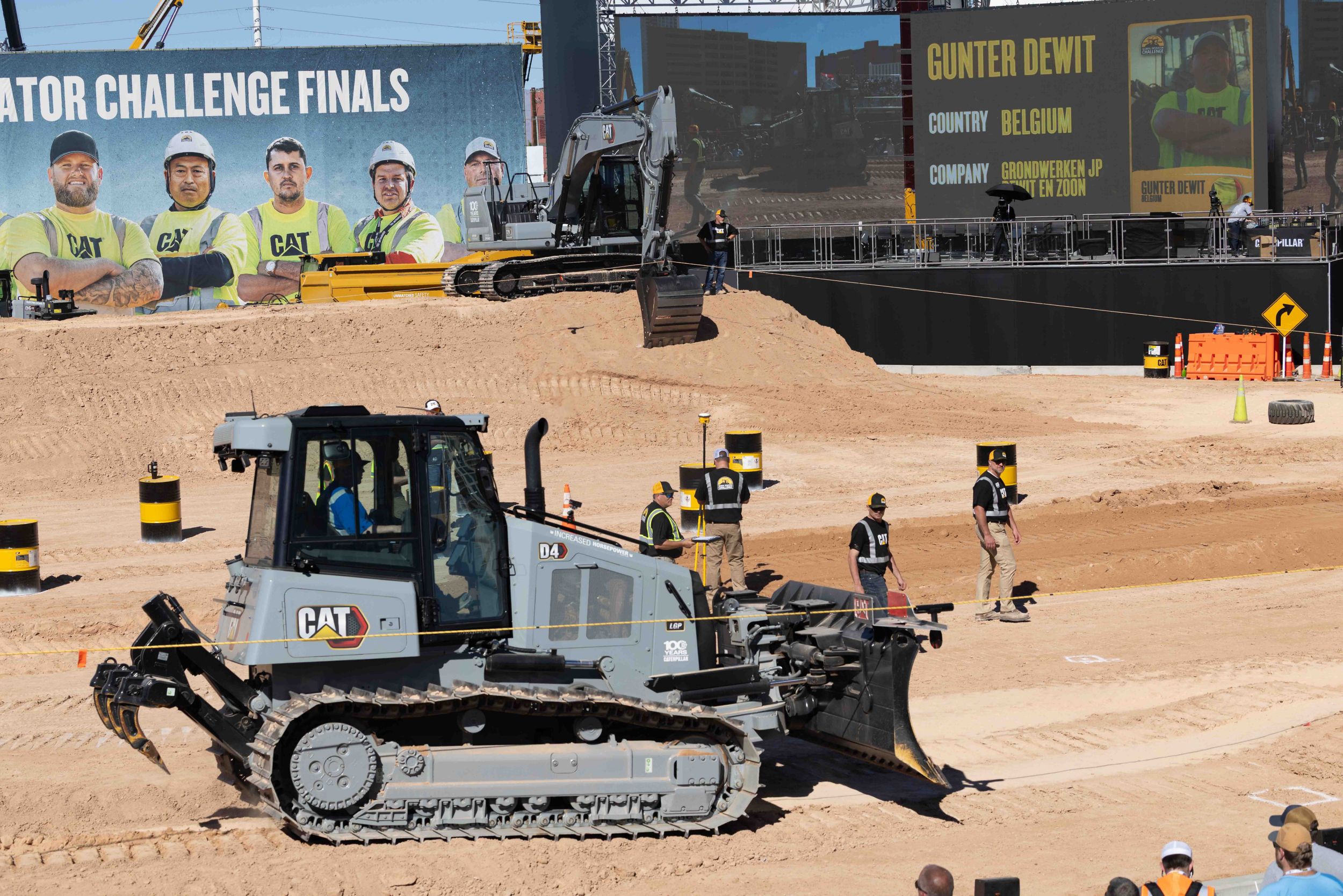 Cat D4 Dozer at the Cat Global Operator Challenge