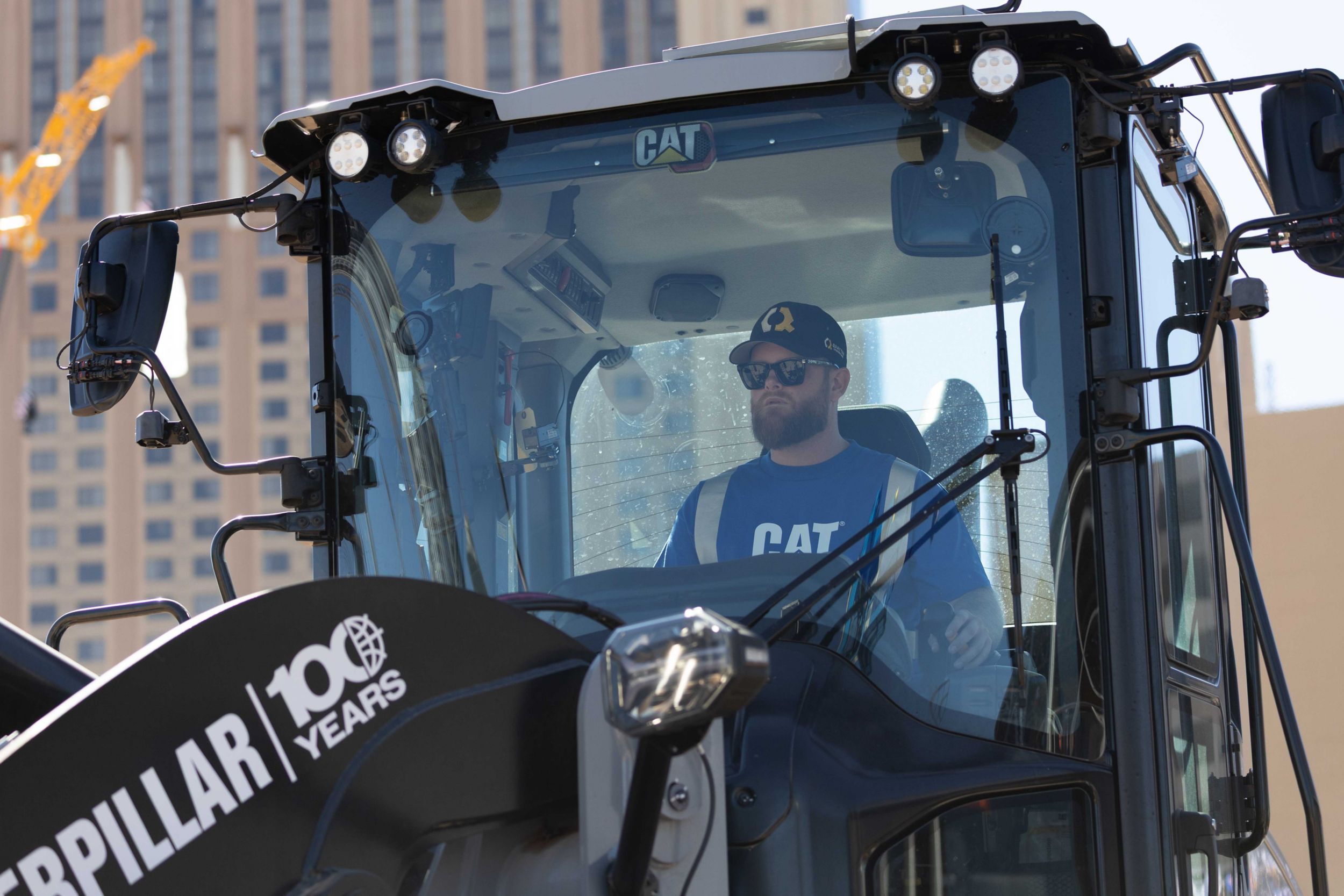 Cat Global Operator Finalist Brock Leclerc competing for the World Championship title