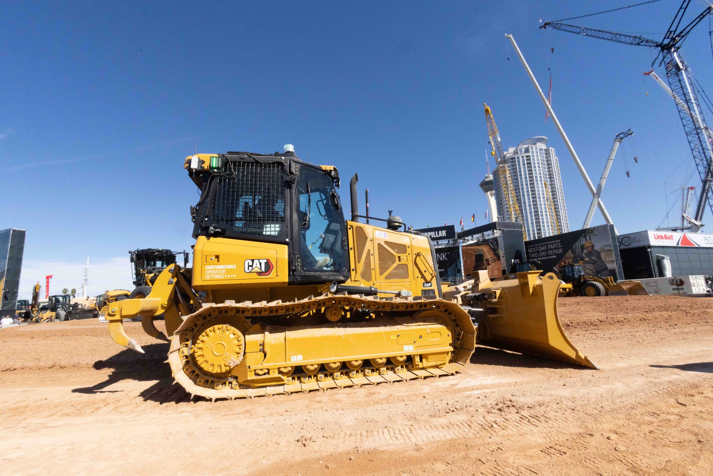 Day 2 at CONEXPO/CON-AGG 2026. Cat Operator Stadium