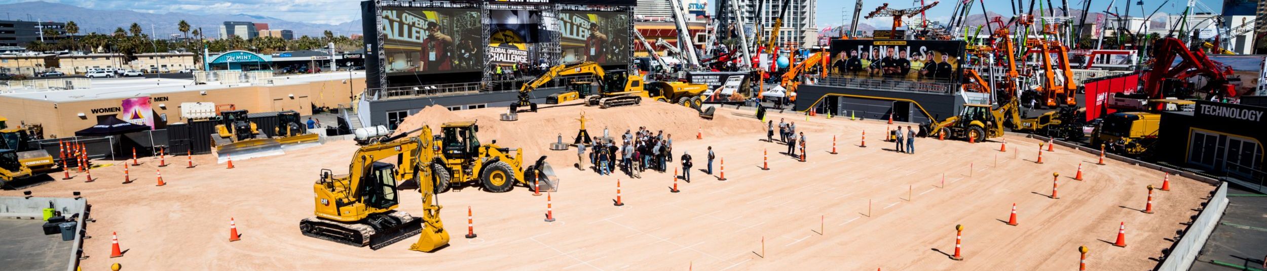 panaromic photo of the Global Operator Challenge event