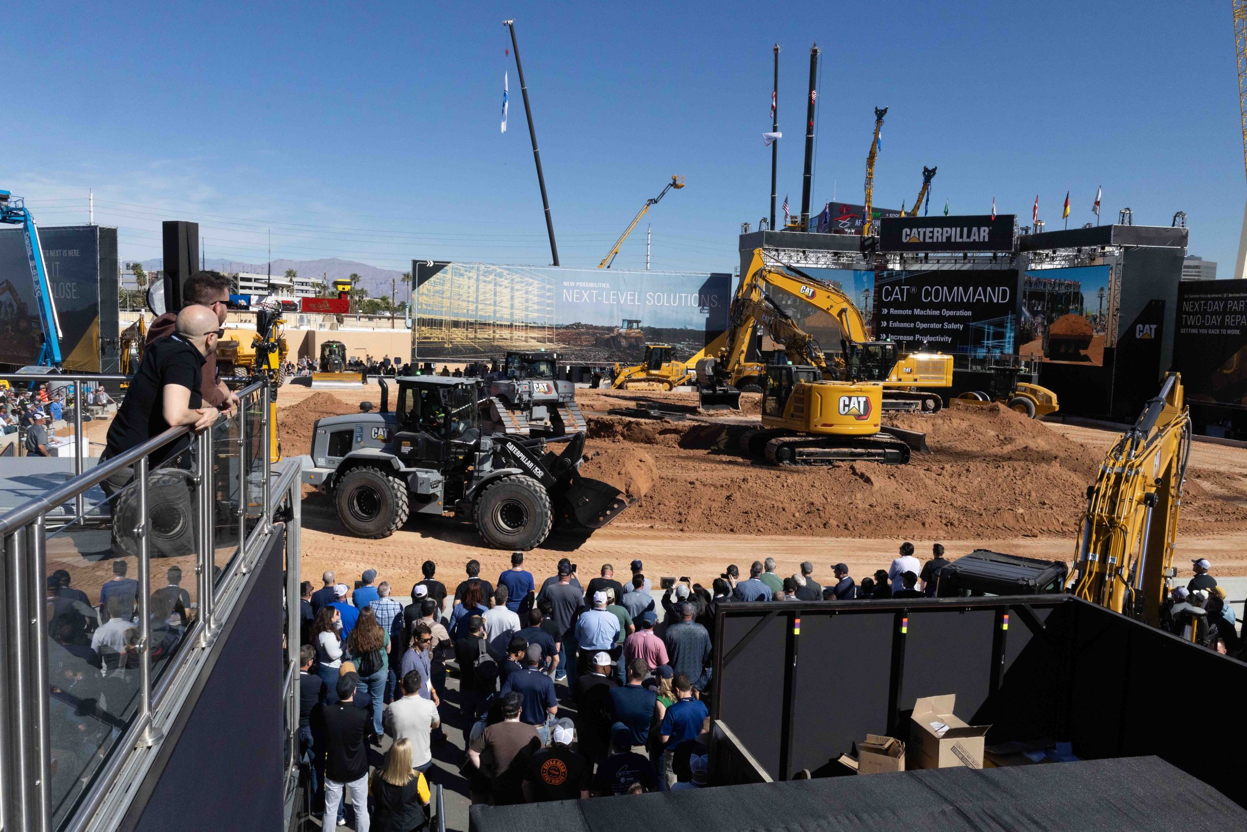 Day 2 at CONEXPO/CON-AGG 2026. Cat Operator Stadium