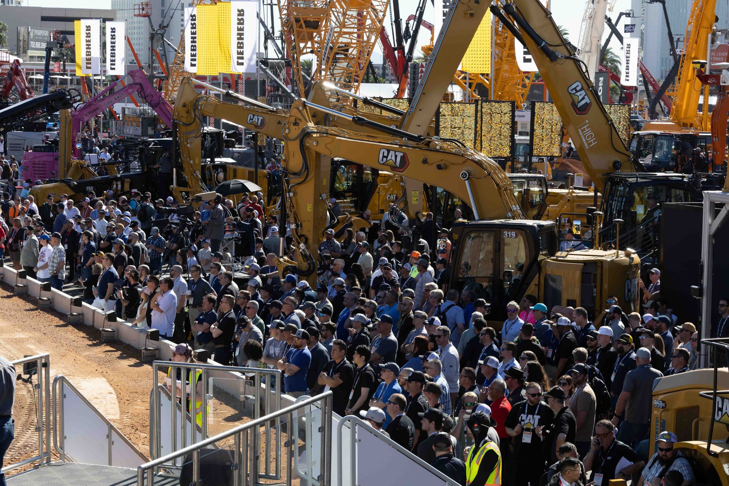 Day 2 at CONEXPO/CON-AGG 2026. Cat Operator Stadium
