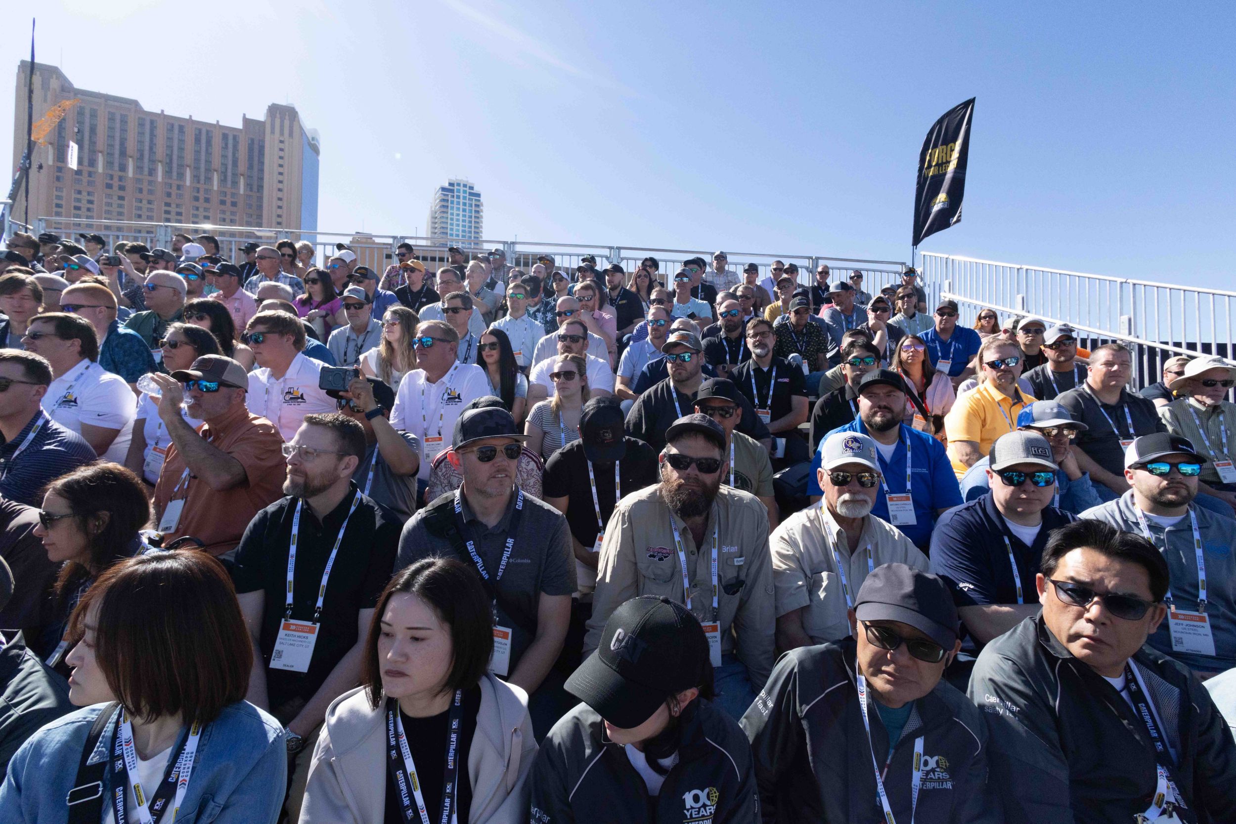 Day 2 at CONEXPO/CON-AGG 2026. Cat Operator Stadium