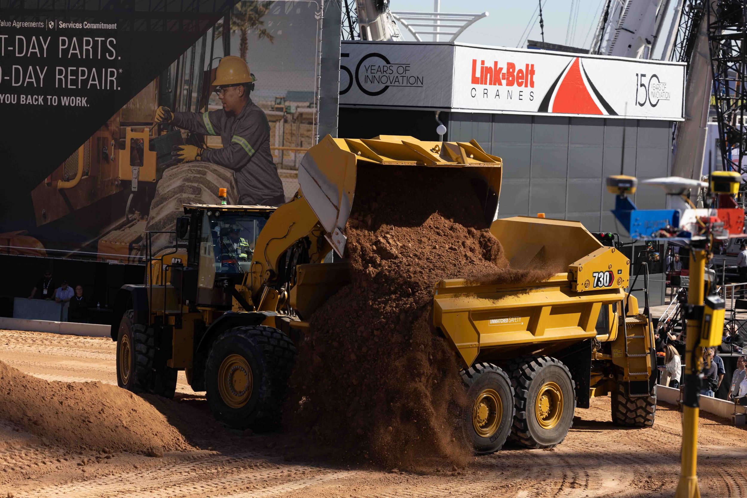 Day 2 at CONEXPO/CON-AGG 2026. Cat Operator Stadium