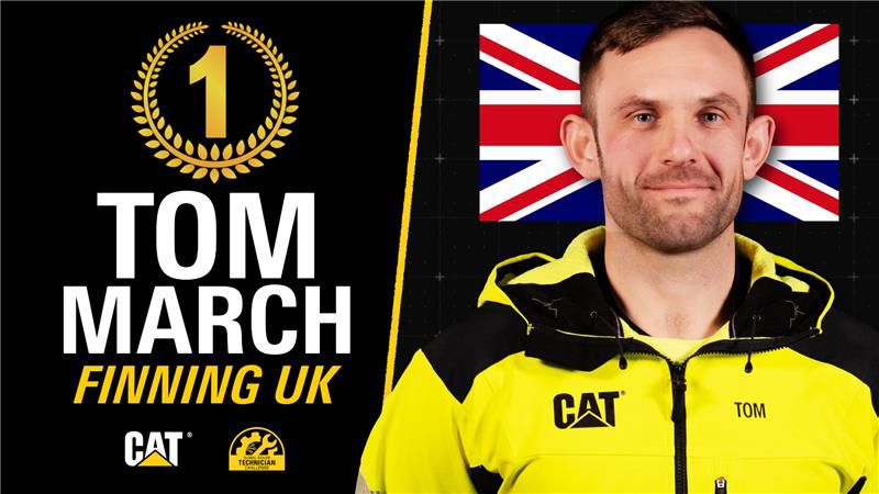 Cat® Global Dealer Technician Challenge Winner Tom March