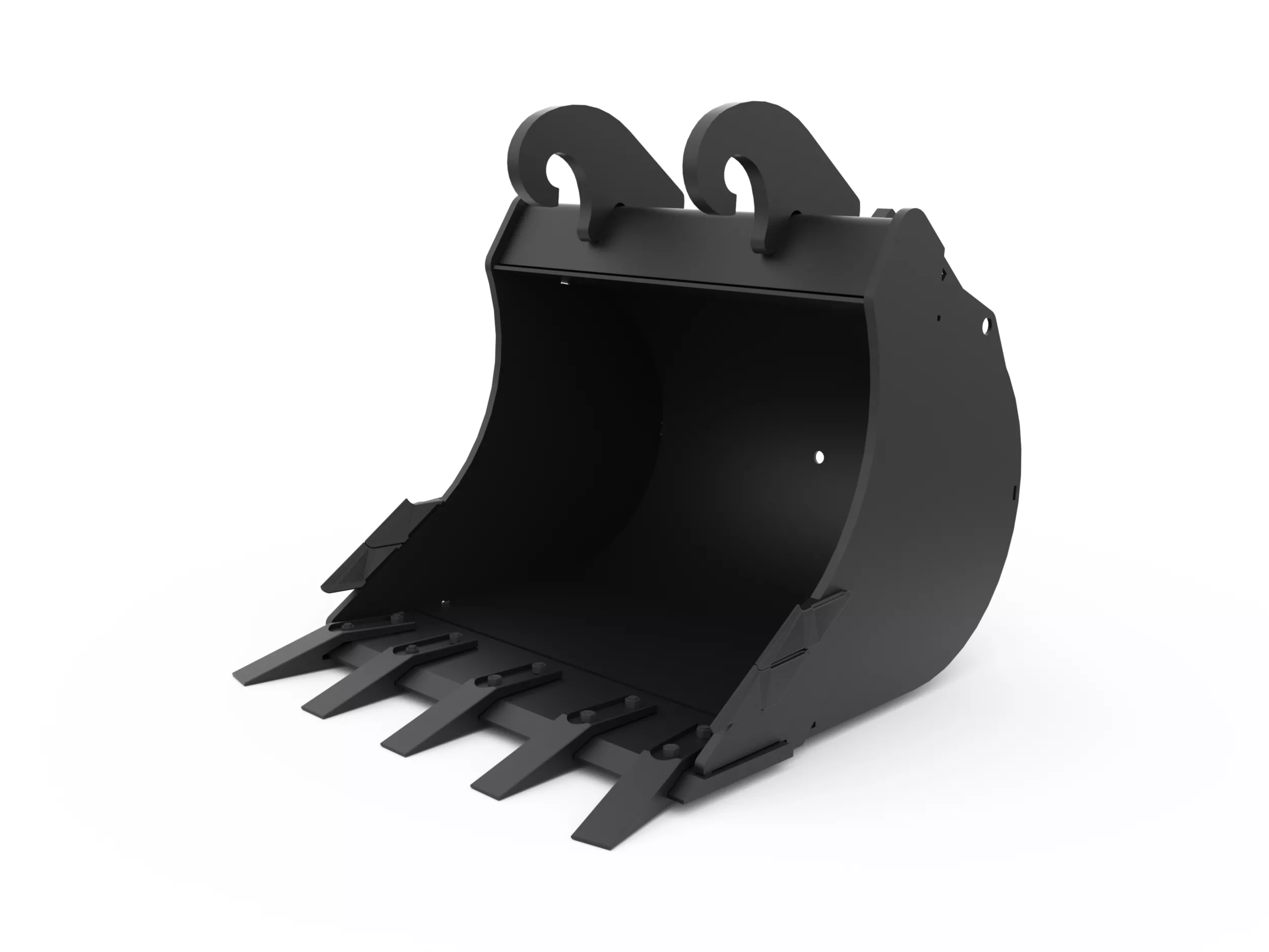 800 mm (32"), 254 l (9 ft3), Schnellwechsler CW10, Anschraubzähne