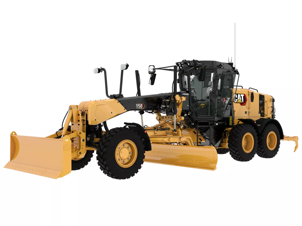 Niveleuses 150 Cat® — Conçues pour des performances robustes et précises