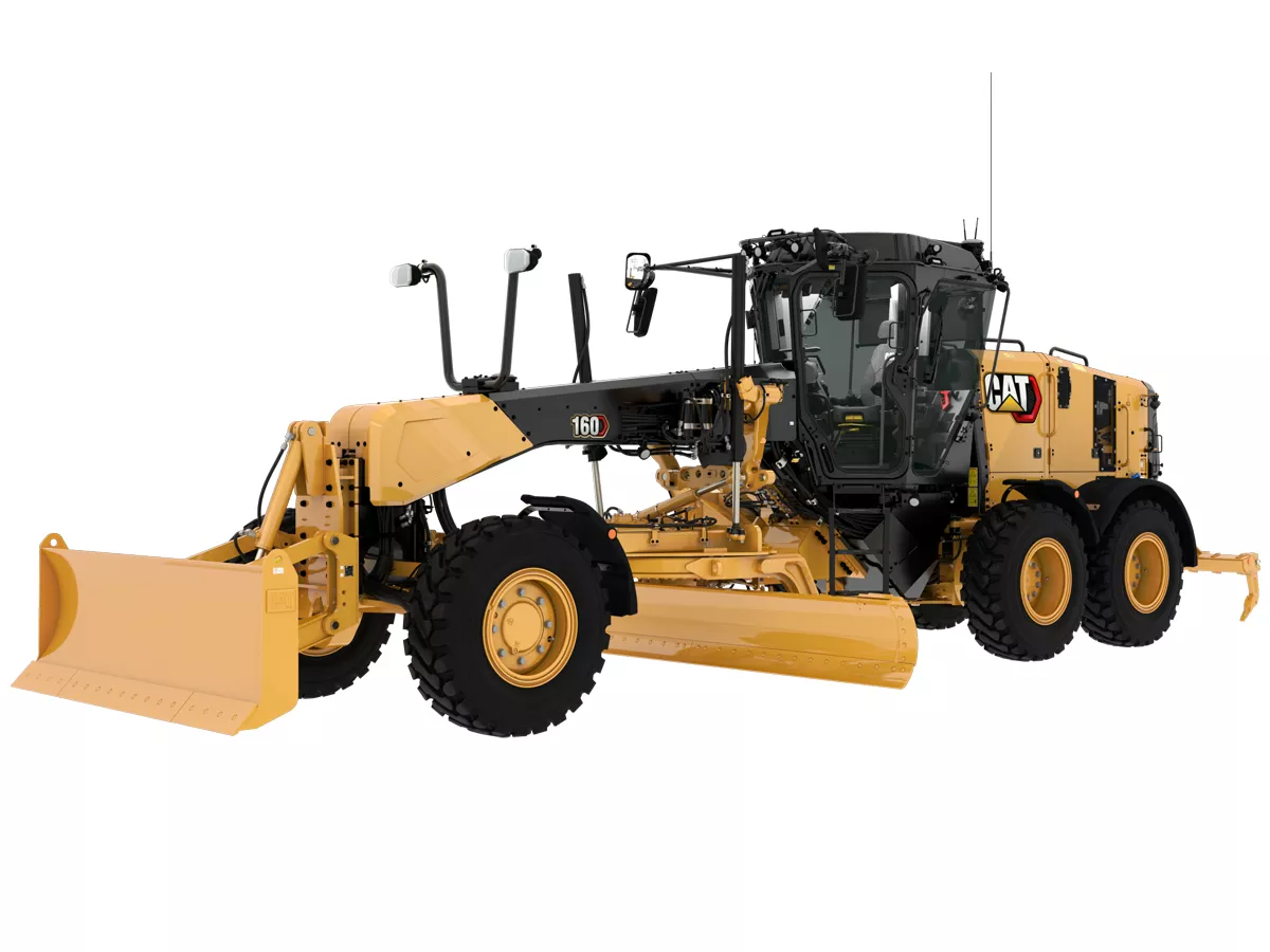 Cat® 160 Motor Graders — Engineered for the Toughest Grading Terrain