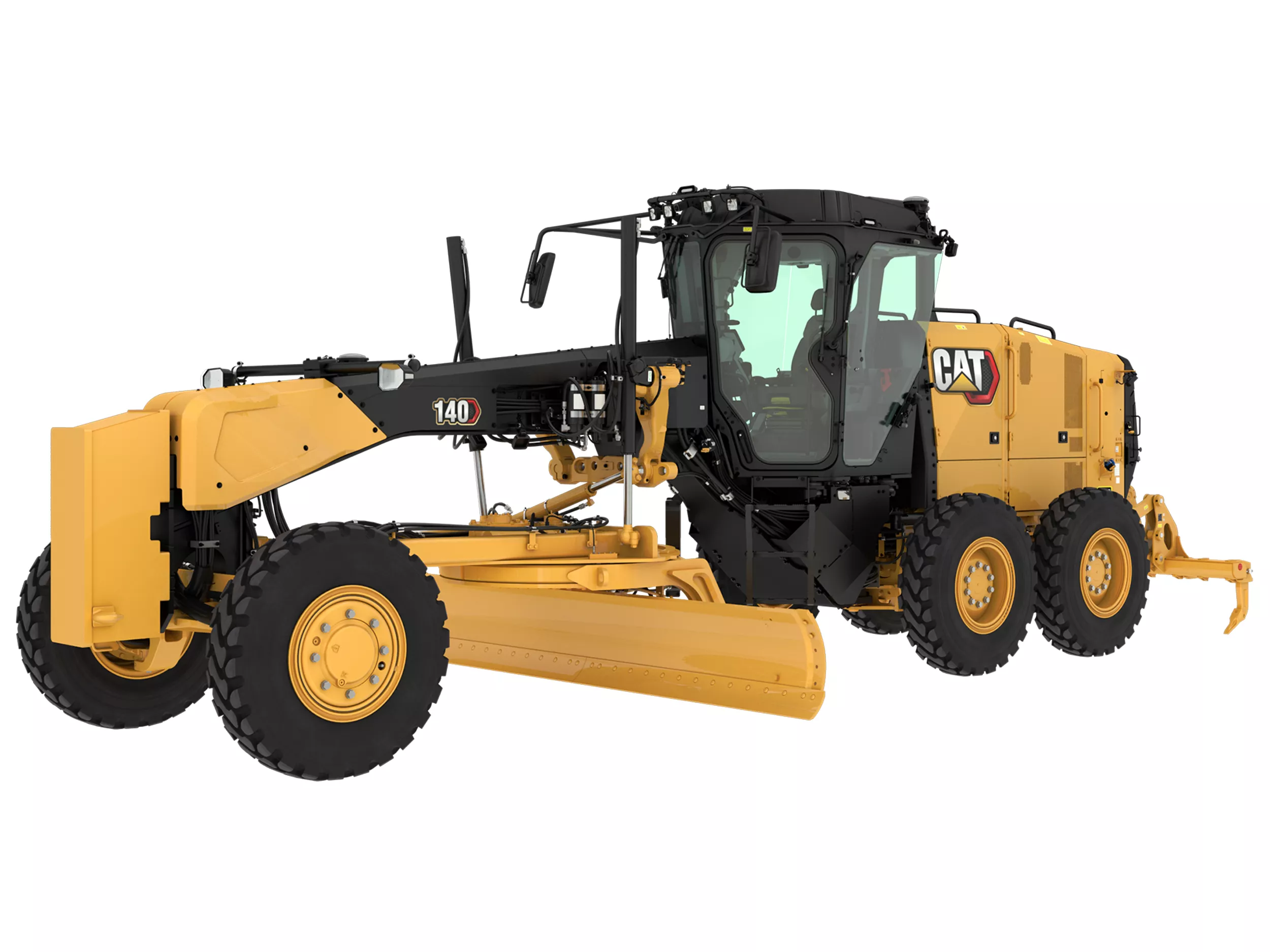 Boost productivity with the Cat 140 Motor Grader. Designed for precision, fuel efficiency, and operator comfort - ideal for road building and maintenance.