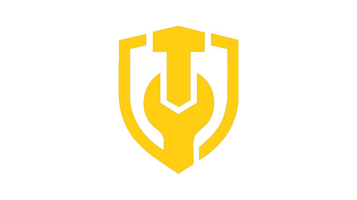 a yellow wrench and bolt icon