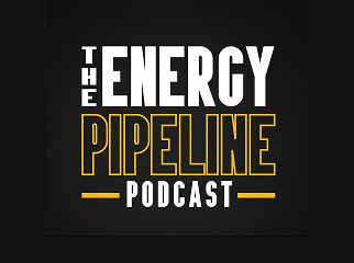 Energy pipeline podcast logo on black