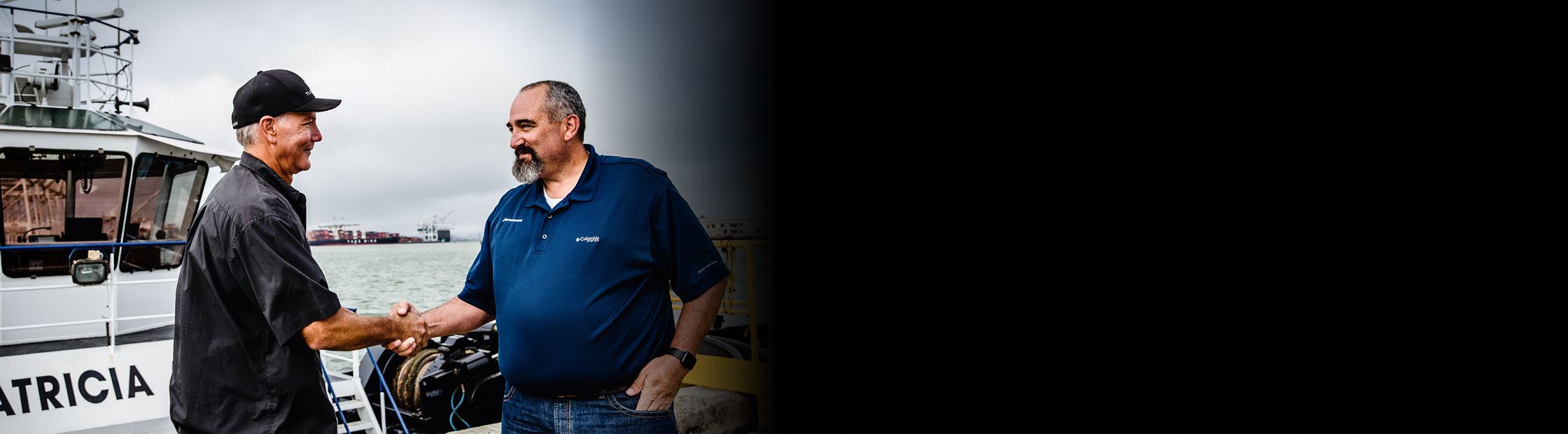 inland waterway vessel on water