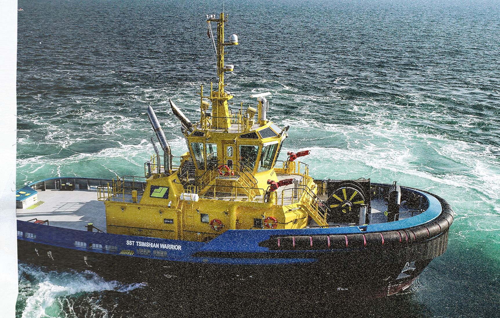 tug vessel in the water