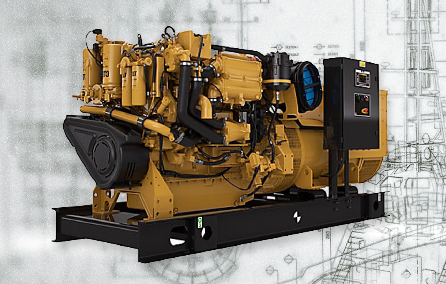 Cat C18 generator set