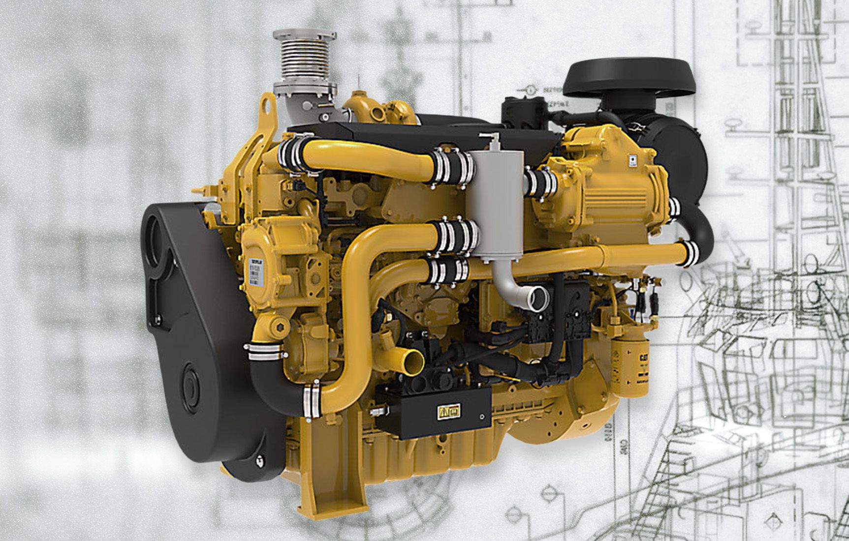 Cat C7.1 auxillary engine